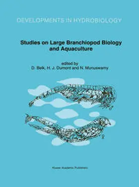 Belk / Dumont / Munuswamy |  Studies on Large Branchiopod Biology and Aquaculture | eBook | Sack Fachmedien