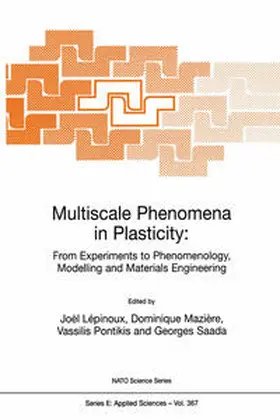 Lépinoux / Mazière / Pontikis | Multiscale Phenomena in Plasticity: From Experiments to Phenomenology, Modelling and Materials Engineering | E-Book | sack.de