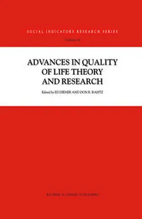 Diener / Rahtz | Advances in Quality of Life Theory and Research | E-Book | sack.de