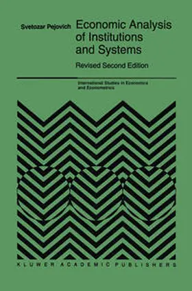 Pejovich | Economic Analysis of Institutions and Systems | E-Book | www.sack.de