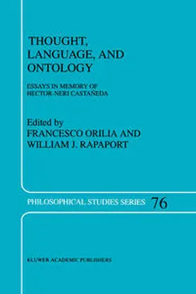 Orilia / Rapaport | Thought, Language, and Ontology | E-Book | www.sack.de