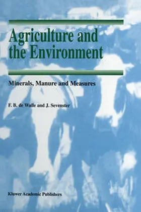 de Walle / Sevenster |  Agriculture and the Environment | eBook | Sack Fachmedien