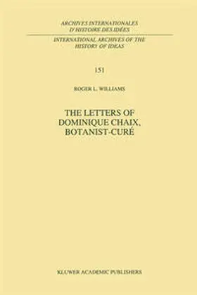 Williams | The Letters of Dominique Chaix, Botanist-Curé | E-Book | www.sack.de