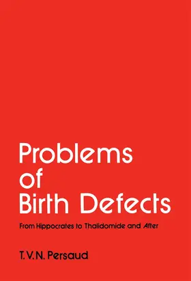 Persaud | Problems of Birth Defects | Buch | 978-94-011-6623-2 | www.sack.de