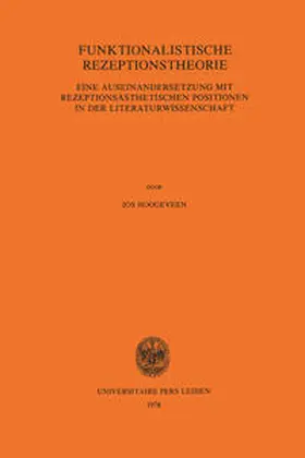 Hoogeveen |  Funktionalistische Rezeptionstheorie | eBook | Sack Fachmedien
