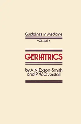 Exton-Smith / Overstall |  Geriatrics | Buch |  Sack Fachmedien