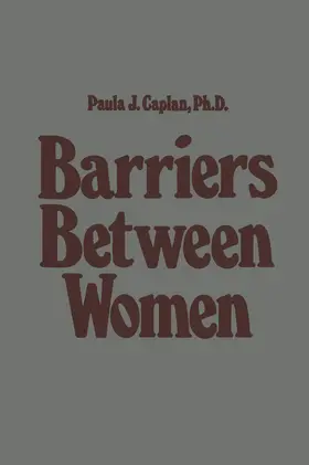 Caplan | Barriers Between Women | Buch | 978-94-011-7276-9 | www.sack.de