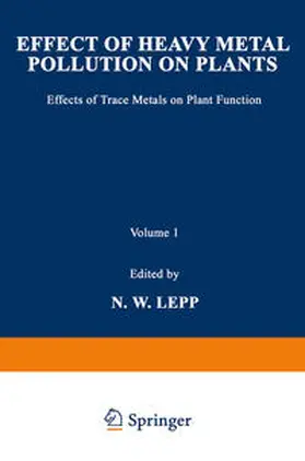 Lepp |  Effect of Heavy Metal Pollution on Plants | eBook | Sack Fachmedien