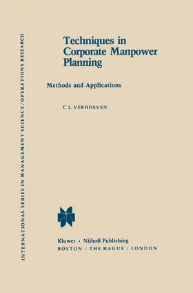 Verhoeven |  Techniques in Corporate Manpower Planning | Buch |  Sack Fachmedien