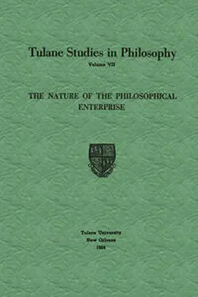 Ballard / Barber / Feibleman |  The Nature of the Philosophical Enterprise | eBook | Sack Fachmedien