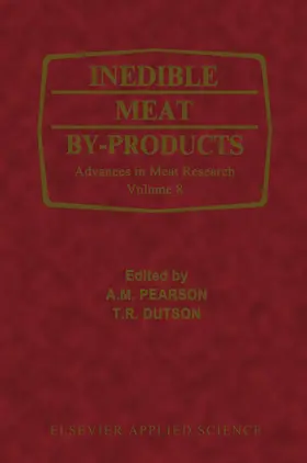 Pearson / Dutson |  Inedible Meat by-Products | Buch |  Sack Fachmedien
