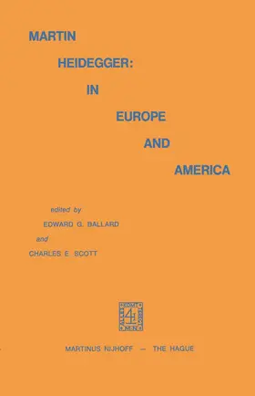 Ballard / Scott / Heidegger |  Martin Heidegger: In Europe and America | Buch |  Sack Fachmedien