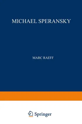Raeff |  Michael Speransky | Buch |  Sack Fachmedien