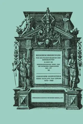 Schweitzer |  Reise nach Java und Ceylon 1675-1682 | Buch |  Sack Fachmedien