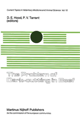 Hood / Tarrant |  The Problem of Dark-Cutting in Beef | Buch |  Sack Fachmedien
