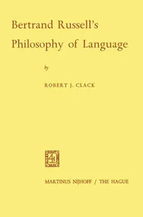 Clack | Bertrand Russell’s Philosophy of Language | E-Book | www.sack.de