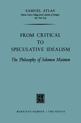 Atlas | From Critical to Speculative Idealism | E-Book | www.sack.de