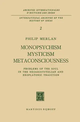 Merlan |  Monopsychism Mysticism Metaconsciousness | eBook | Sack Fachmedien