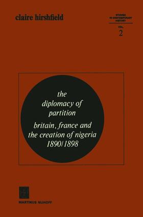 Hirshfield | The Diplomacy of Partition | Buch | 978-94-015-0365-5 | sack.de