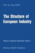 Jong |  The Structure of European Industry | Buch |  Sack Fachmedien