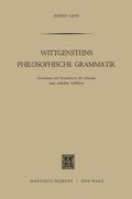 Lang |  Wittgensteins Philosophische Grammatik | Buch |  Sack Fachmedien