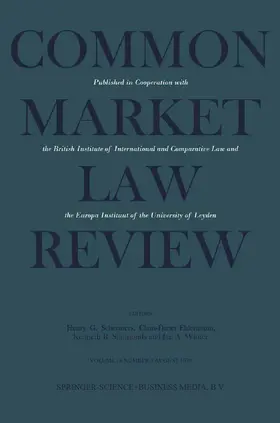 Schermers / Winter / Ehlermann |  Common Market Law Review | Buch |  Sack Fachmedien