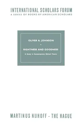 Johnson |  Rightness and Goodness | Buch |  Sack Fachmedien