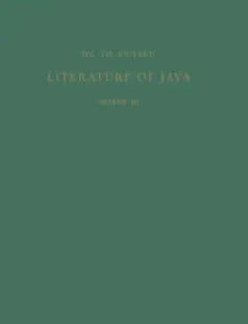 Pigeaud | Literature of Java | E-Book | www.sack.de