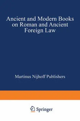 Martinus Nijhoff: Ancient and Modern Books on Roman and Anci | E-Book | www.sack.de