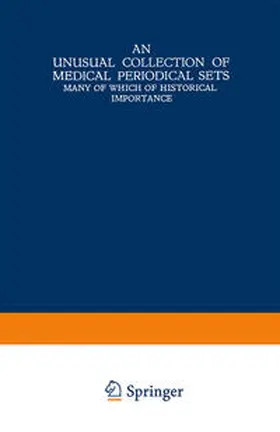 Nijhoff |  An Unusual Collection of Medical Periodical Sets | eBook | Sack Fachmedien