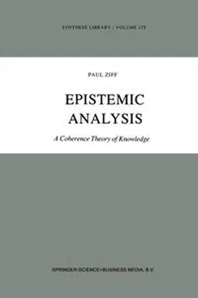 Ziff | Epistemic Analysis | E-Book | www.sack.de