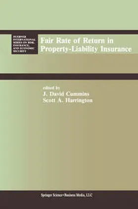 Cummins / Harrington | Fair Rate of Return in Property-Liability Insurance | E-Book | sack.de