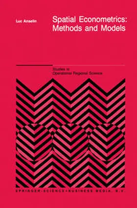 Anselin |  Spatial Econometrics: Methods and Models | eBook | Sack Fachmedien