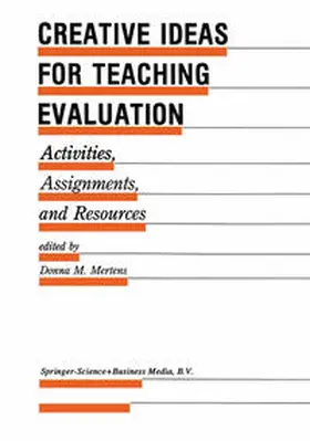 Mertens |  Creative Ideas For Teaching Evaluation | eBook | Sack Fachmedien