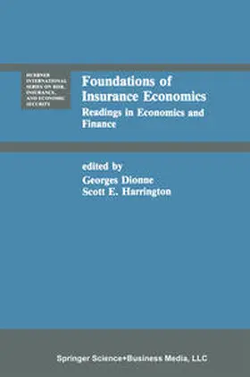 Dionne / Harrington |  Foundations of Insurance Economics | eBook | Sack Fachmedien
