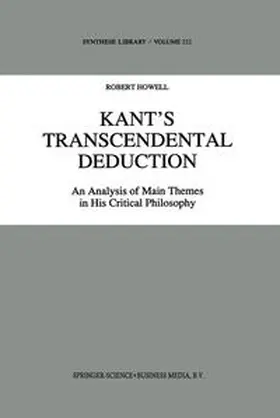 Howell | Kant’s Transcendental Deduction | E-Book | sack.de