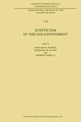 Popkin / de Olaso / Tonelli |  Scepticism in the Enlightenment | eBook | Sack Fachmedien
