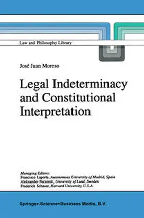 Moreso | Legal Indeterminacy and Constitutional Interpretation | E-Book | sack.de