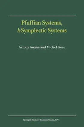Awane / Goze | Pfaffian Systems, k-Symplectic Systems | E-Book | sack.de