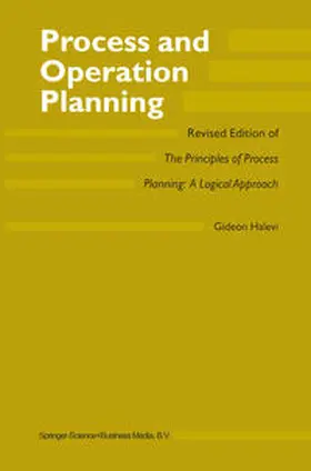 Halevi | Process and Operation Planning | E-Book | www.sack.de