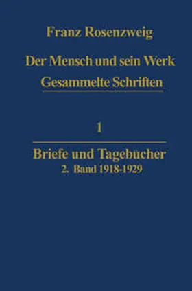 Rosenzweig |  Der Mensch und Sein Werk | eBook | Sack Fachmedien