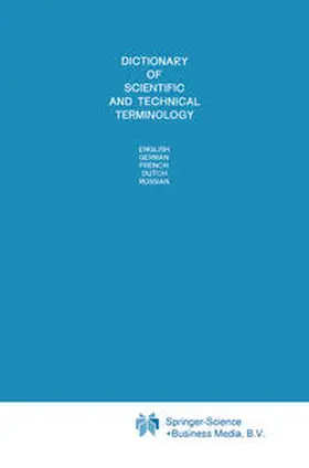  Dictionary of Scientific and Technical Terminology | eBook | Sack Fachmedien