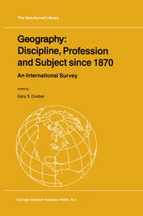 Dunbar | Geography: Discipline, Profession and Subject since 1870 | E-Book | www.sack.de