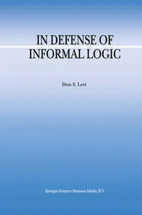 Levi | In Defense of Informal Logic | E-Book | sack.de