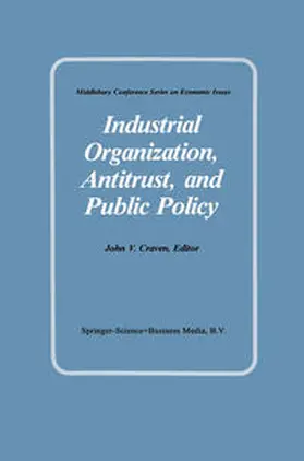 Craven | Industrial Organization, Antitrust, and Public Policy | E-Book | www.sack.de