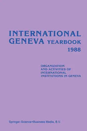 Dembinski | International Geneva Yearbook 1988 | E-Book | www.sack.de