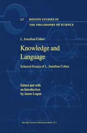 Cohen / Logue |  Knowledge and Language | eBook | Sack Fachmedien
