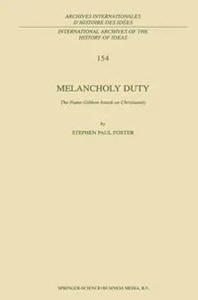Foster |  Melancholy Duty | eBook | Sack Fachmedien