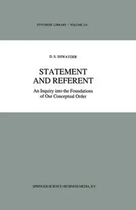 Shwayder | Statement and Referent | E-Book | www.sack.de
