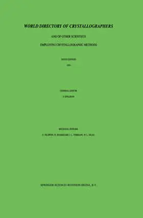 Epelboin | World Directory of Crystallographers | E-Book | www.sack.de